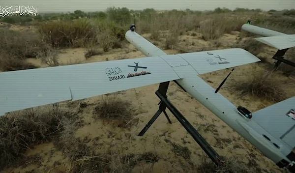 A 35 al-Zouari suicide drone (Palestinian Resistance Military Media)