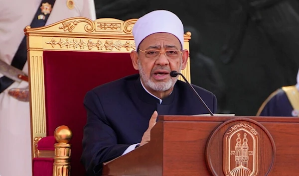 Al-Azhar urges Arab states to intervene and stop the Israeli aggression on the Gaza Strip.