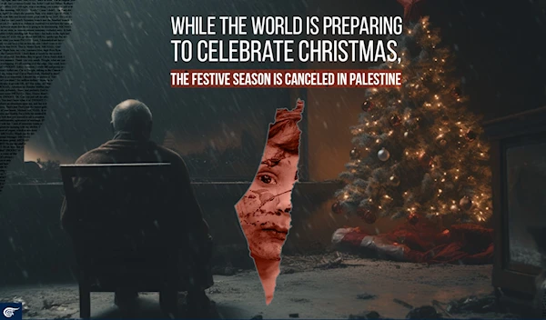 While the world is preparing to celebrate Christmas, the festive season is canceled in Palestine