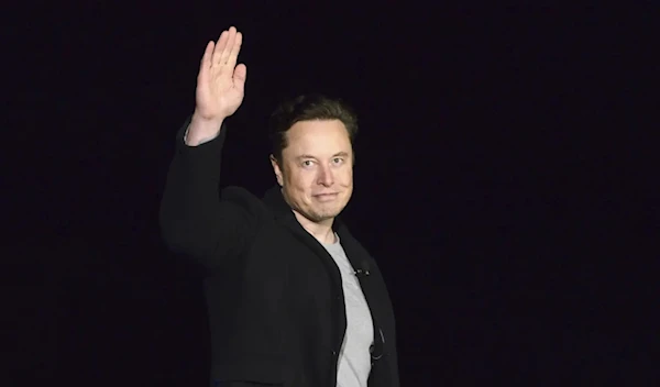 Elon Musk during a SpaceX Convention on Feb. 20, 2022