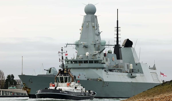 The British Royal Navy's HMS Diamond ship. (UK Ministry of Defense/ GOV.UK)