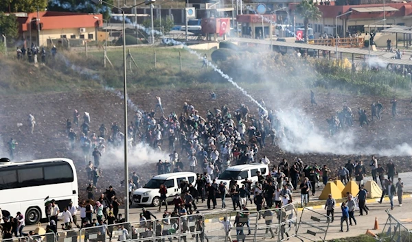 Pro-Palestine protesters try to storm US military base in Turkey