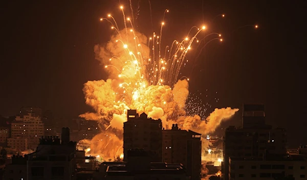 'Israel' bombs Nasser Medical Complex in Khan Yunis, adding on to its war crimes.