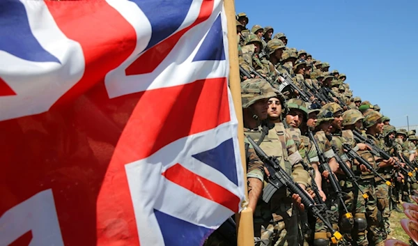 Lebanese army soldiers trained by UK instructors under a UK funded program at their base in Hamat air base, north of Lebanon, Thursday, March 31, 2016. (AP)