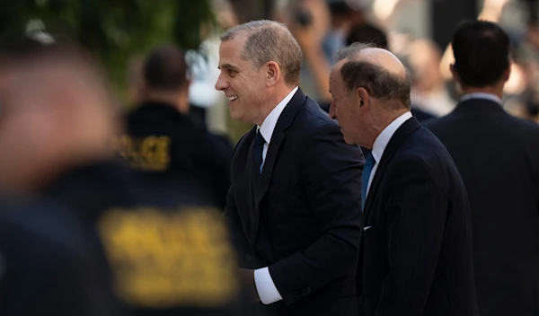 President Joe Biden's son Hunter Biden arrives for a court appearance, in Wilmington, Del, Tuesday, Oct. 3, 2023. (AP)