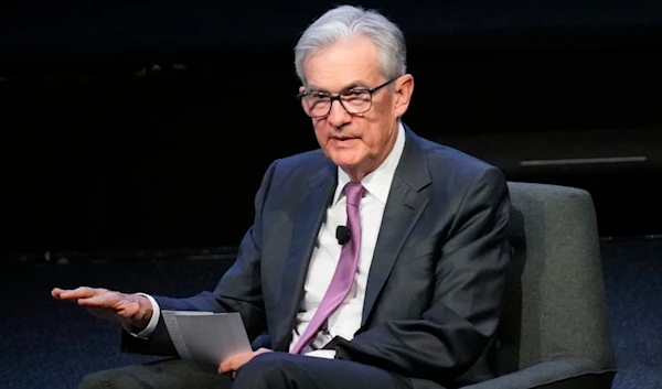 Federal Reserve Chairman Jerome Powell speaks at a meeting of the Economic Club of New York, Thursday, Oct. 19, 2023, in New York. (AP Photo/Seth Wenig)