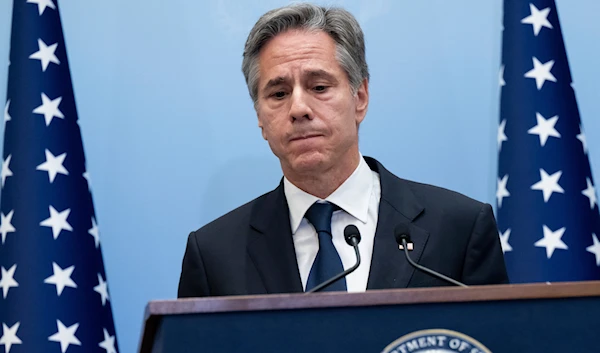 US Secretary of State Antony Blinken speaks during a press conference in Tel Aviv, Israel, Thursday, Nov. 30, 2023 (AP)