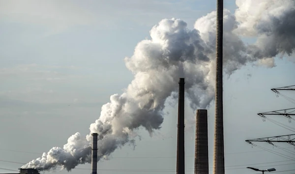 Schwelgern coking plant, which is in operation for German steel producer thyssenkrupp Steel Europe operates in Duisburg, Germany, Wednesday, Oct. 11, 2023. (AP)