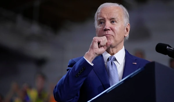 President Joe Biden speaks about investment in rail projects, including high-speed electric trains, Friday, Dec. 8, 2023, in Las Vegas. (AP Photo/Manuel Balce Ceneta)