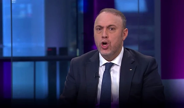 Palestinian ambassador to the UK, Husam Zomlot, during an interview with Channel 4 News on Nov. 30, 2023 (X/HusamZomlot)