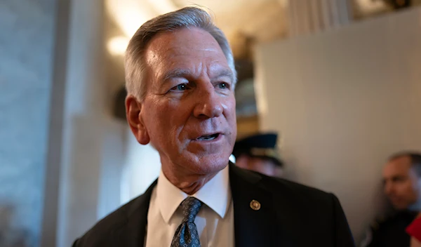 US Senator Tommy Tuberville, at the Capitol in Washington, on Wednesday, Sept. 6, 2023. (AP)