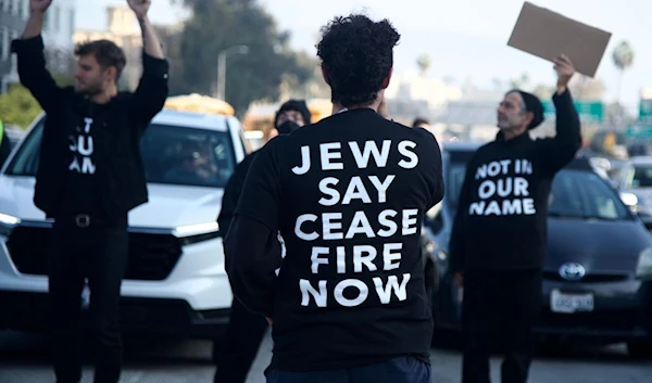 Jewish protestors blocks Los Angeles freeway, demand ceasefire in Gaza