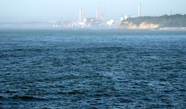 The Fukushima Daiichi nuclear power plant is seen from the nearby Ukedo fishing port in Namie town, northeastern Japan, on Aug. 24, 2023. (AP)