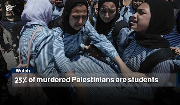 25% of murdered Palestinians are students