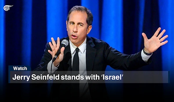 Jerry Seinfeld stands with ‘Israel’