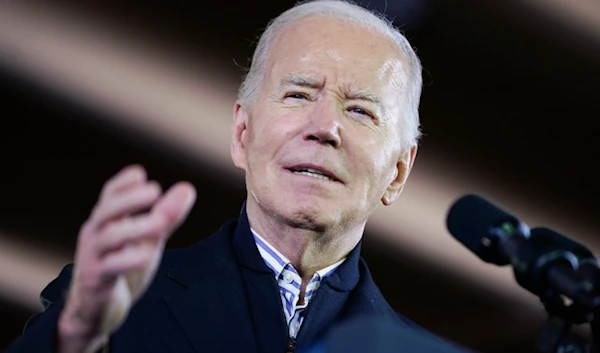 President Joe Biden speaks about his economic agenda at the Wisconsin Black Chamber of Commerce, December 20, 2023, in Milwaukee (AP)