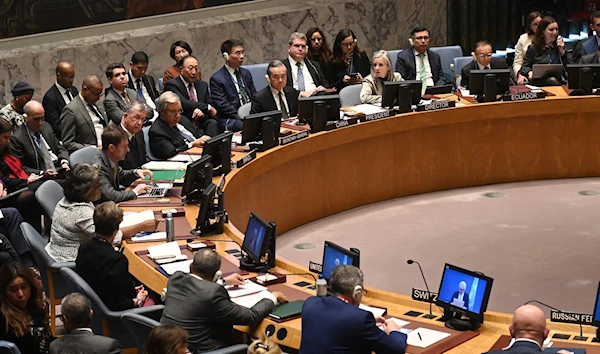 A UN Security Council meeting on the situation in the Middle East, and the Israel-Hamas war at the United Nations headquarters on November 29, 2023 in New York City.  (AP)