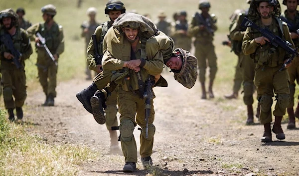 Israeli Occupation Forces during a military exercise in the occupied Syrian Golan Heights,  Tuesday, May 7, 2013 (AP)