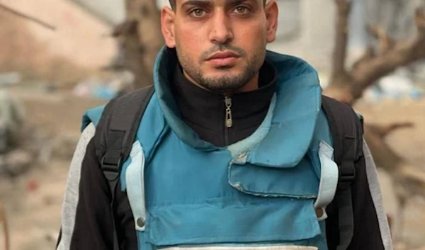 Journalist martyr Ahmed Khair al-Din who was killed by an Israeli raid on his house on December 28, 2023. (Social media)