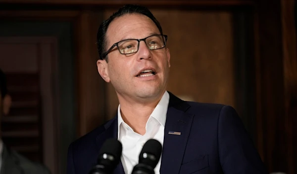 Pennsylvania Gov. Josh Shapiro speaks speaks during a news conference in Yardley, Pa., Monday, Dec. 4, 2023. (AP)