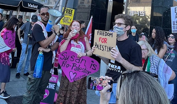 Hollywood rally condemns censorship of pro-Palestine actors