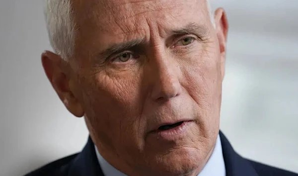 Former Vice President Mike Pence sits for an interview with the Associated Press, Nov. 16, 2022, in New York. (AP Photo)