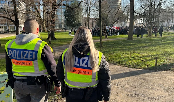 Climate activists protesting 'green capitalism' faced by Swiss police