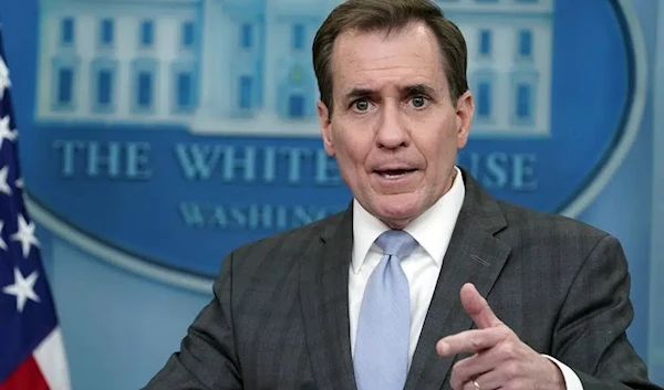 National Security Council spokesman John Kirby speaks during the daily briefing at the White House in Washington, Friday, Feb. 10, 2023. (AP)