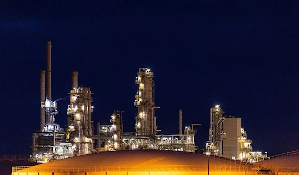 Storage tanks at the Leuna refinery and chemical industrial complex. (Bloomberg)