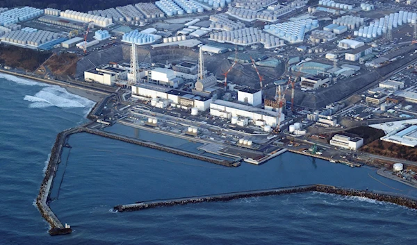 An aerial view shows the Fukushima Daiichi nuclear power plant following a strong earthquake, in Okuma town, Fukushima prefecture, Japan in this photo taken by Kyodo on March 17, 2022.  REUTERS