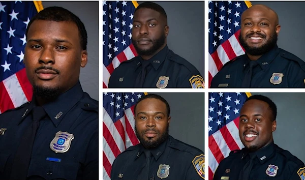 The five officers involved in the death of Tyre Nichols (Memphis Police Department)