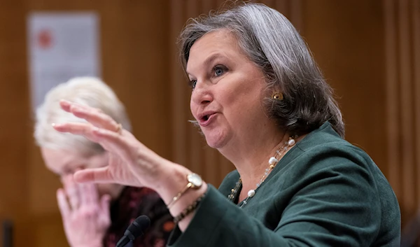 Under Secretary of State for Political Affairs Victoria Nuland testifies before a Senate Foreign Relations Committee hearing on countering Russia on Capitol Hill in Washington, Thursday, Jan. 26, 2023 (AP).