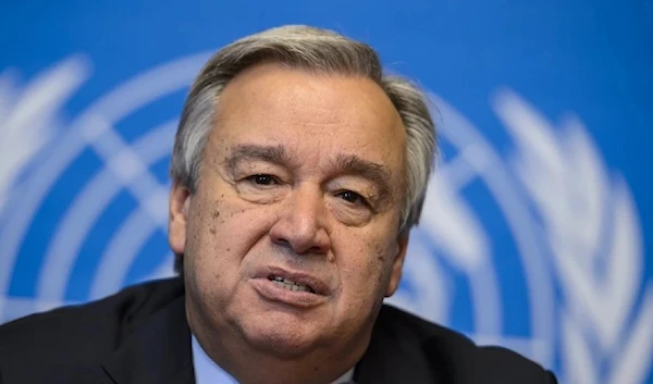 United Nations High Commissioner for Refugees (UNHCR) Antonio Guterres attends a press conference. (AFP)