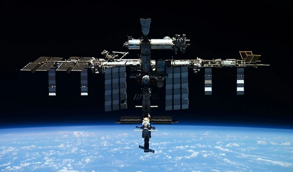 Roscosmos State Space Corporation shows the International Space Station (ISS). (AP)