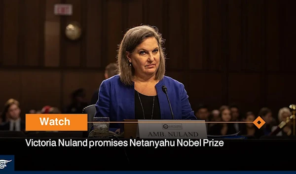 Victoria Nuland promises Netanyahu Nobel Prize