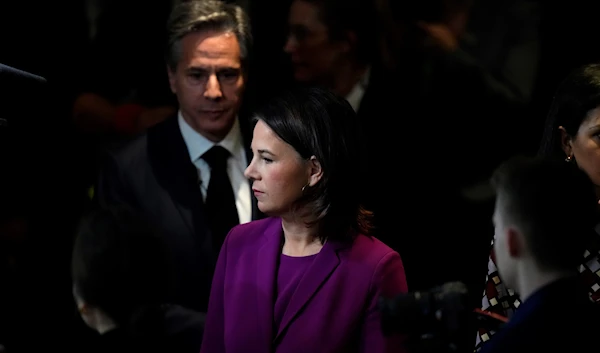 German Foreign Minister Annalena Baerbock and US Secretary of State Antony Blinken at the Munich Security Conference in Munich, February 18, 2023.