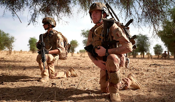 French troops patrolling on Burkina Faso soil in November 2019 (AFP)