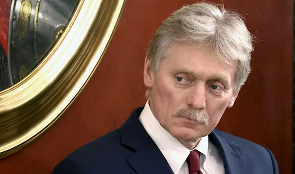 Kremlin spokesperson Dmitry Peskov at the Kremlin in Moscow, Russia (AP)