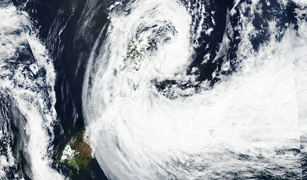 Cyclone Gabrielle Lashes New Zealand February 14,2023 (NASA).