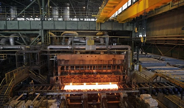 In this May 31, 2012 file photo, a furnace of the Mobarakeh Steel Complex is seen, some 280 miles (460 kilometers) south of the capital Tehran, and some 40 miles, 65 kilometers, southwest of central Iranian city of Isfahan. (AP)