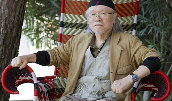 Manga artist Leiji Matsumoto poses for portraits at the 70th edition of the Venice Film Festival held from Aug. 28 through Sept. 7, in Venice, Italy, on Sept. 3, 2013. (AP)