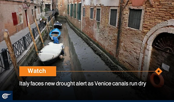 Italy faces new drought alert as Venice canals run dry