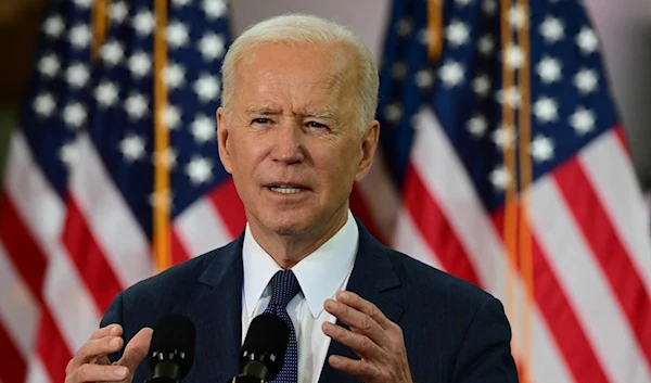 President Joe Biden speaks in Pittsburgh, Pennsylvania. (AFP )