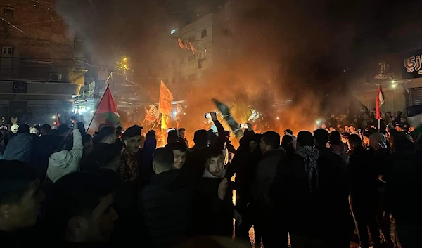 Marches in Jabalia camp in response to the Lions' Den call (social media)