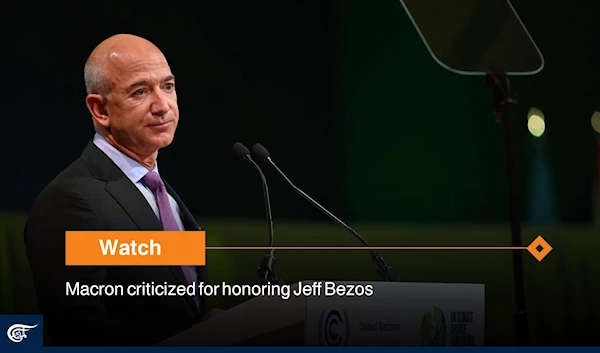 Macron criticized for honoring Jeff Bezos