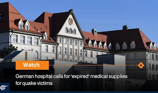 German hospital calls for 'expired' medical supplies for quake victims