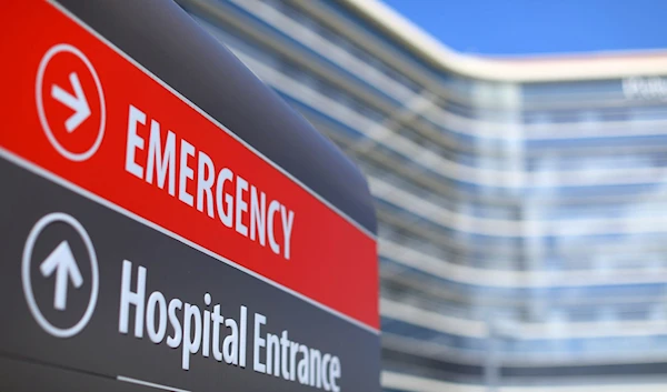 An emergency sign points to the entrance to Scripps Memorial Hospital in La Jolla, California, U.S. March 23, 2017. REUTERS/Mike Blake