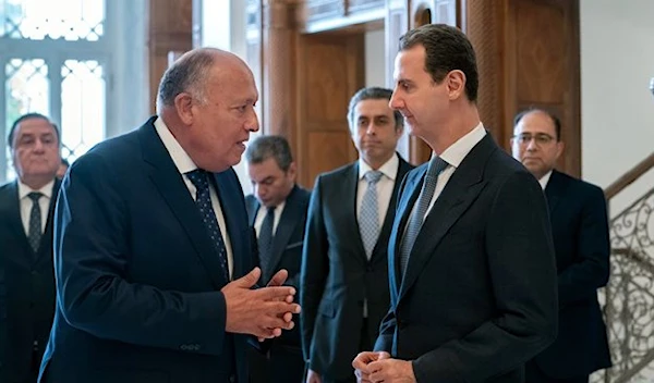 Al-Assad receives Egyptian FM, both confirm nation's historical ties