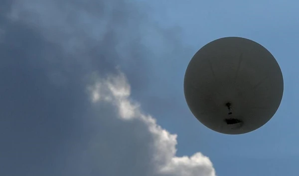 A Chinese spy balloon over Montana. (Getty Images)