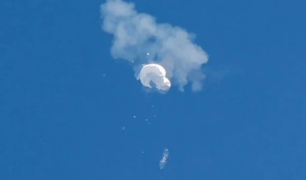 The shooting down of the spy balloon capped a remarkable week of high-stakes international drama. (Reuters)